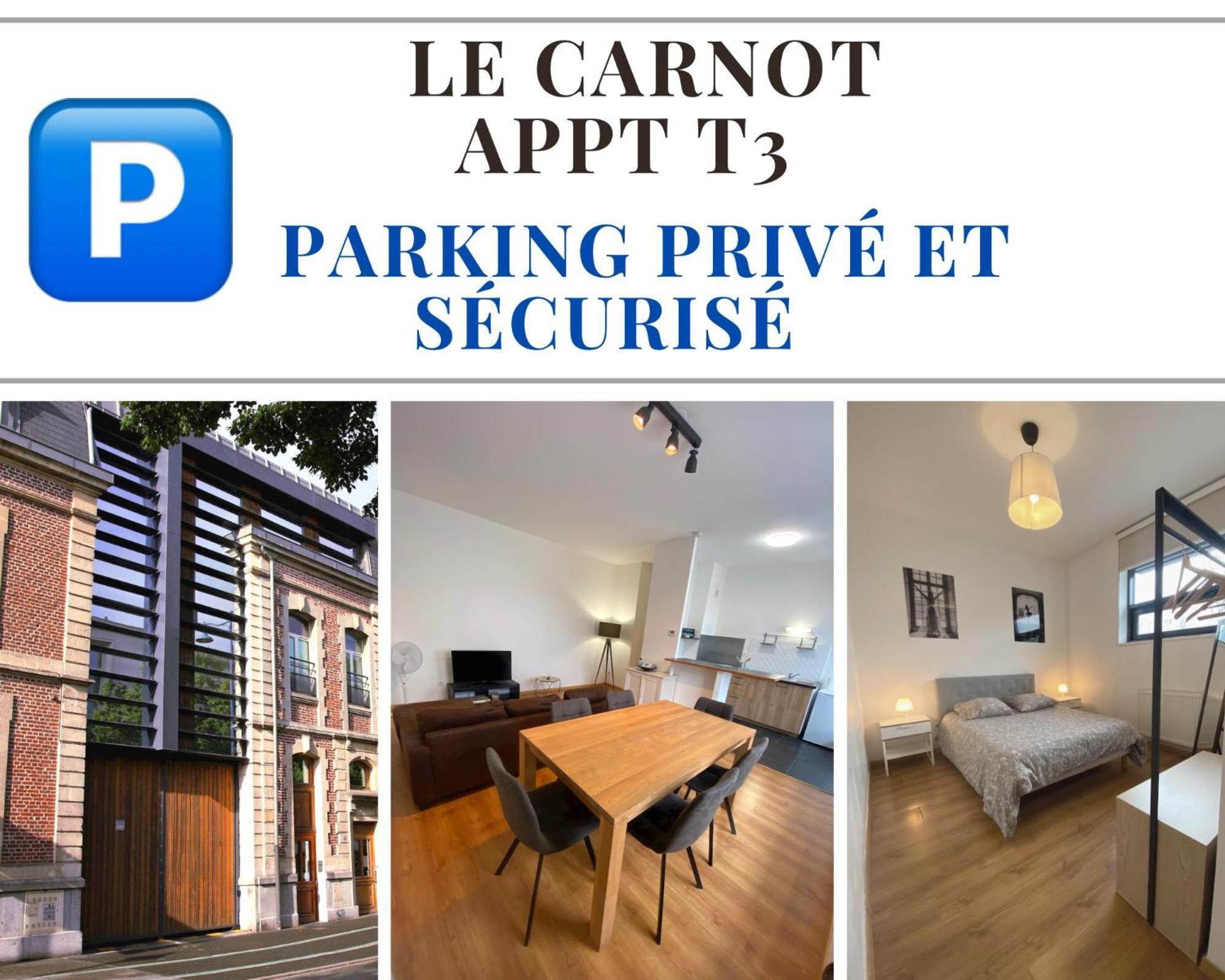 Le Carnot Appartement Avec 2 Chambres Separes Et Parking Privatif Et Securise Arras Dış mekan fotoğraf