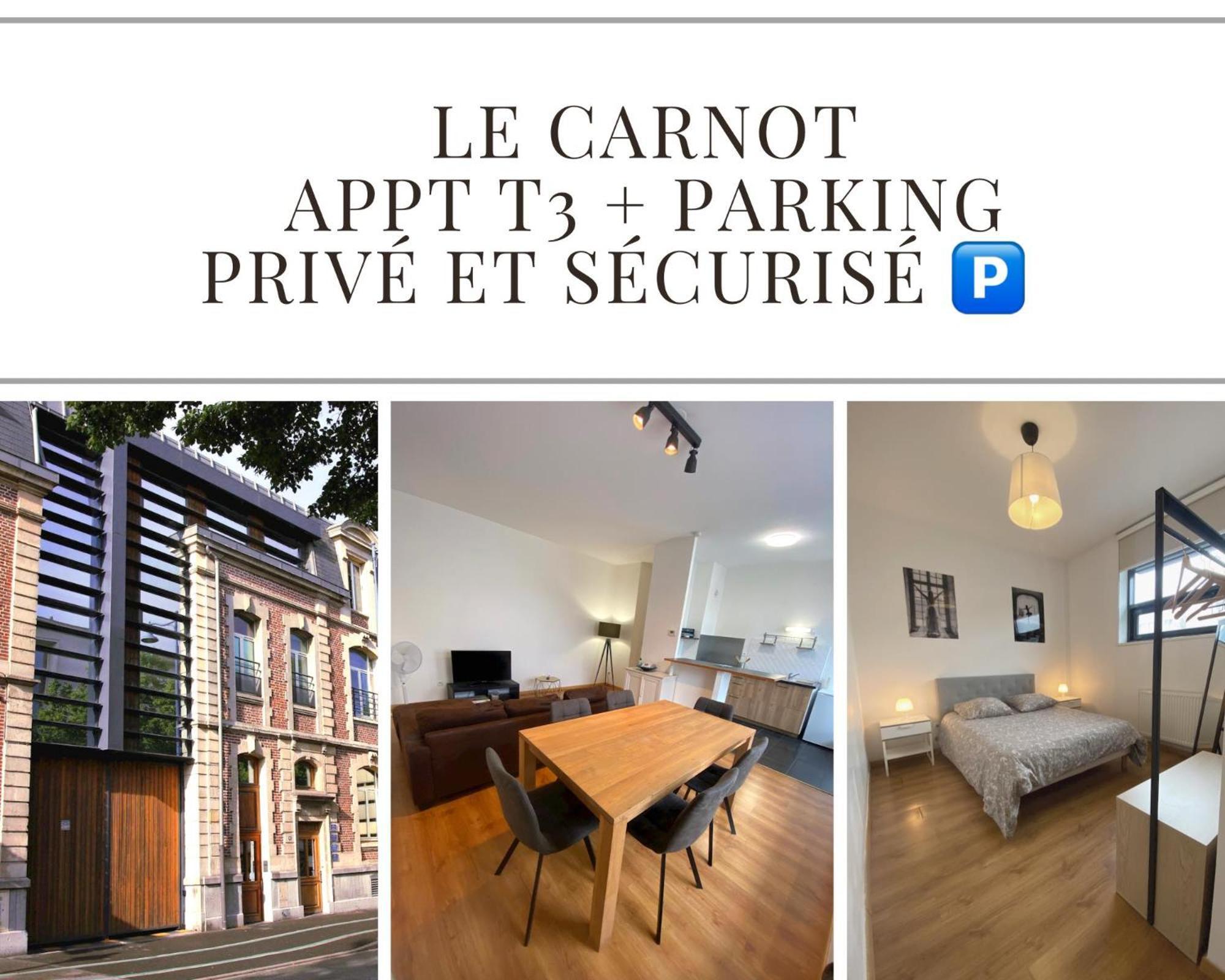 Le Carnot Appartement Avec 2 Chambres Separes Et Parking Privatif Et Securise Arras Dış mekan fotoğraf